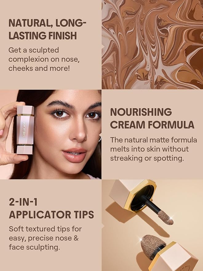 SHEGLAM Precision Sculpt Liquid Contour Duo-Stone