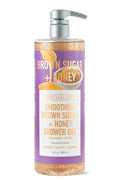 Smoothing Brown Sugar + Honey Exfoliating Shower Gel with Collagen and Dates, 32.8 oz