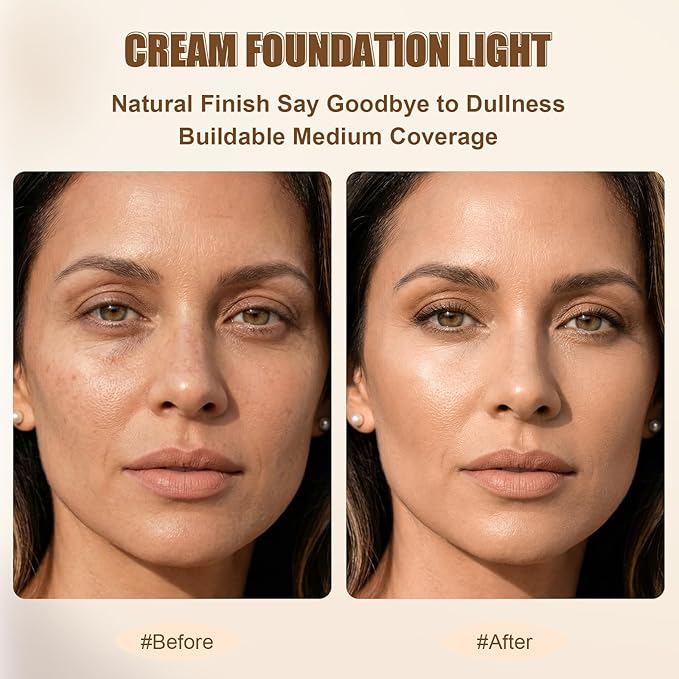 HECI BEAUTY Skin Tint Foundation Stick, Balm to Cream Foundation with Light to Medium Coverage, Infused with Hydrating Ingredients, Toffee, 0.25 oz