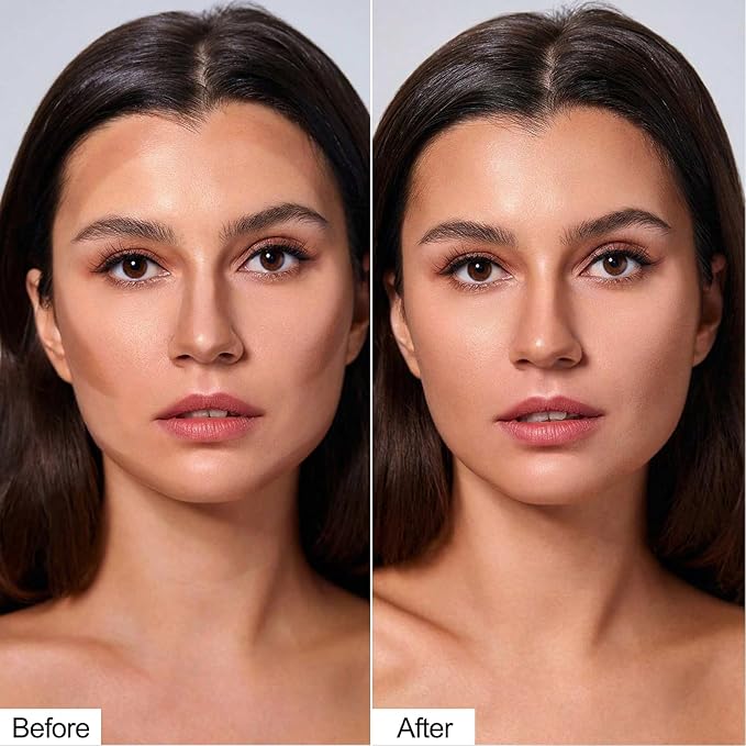Erinde Warm Brown Contour Stick, Cream Bronzer Stick for Natural Sculpting, Smooth Blendable Matte Face Shaping Makeup, Waterproof Long-Lasting Contouring Stick, Vegan & Cruelty-Free, 02