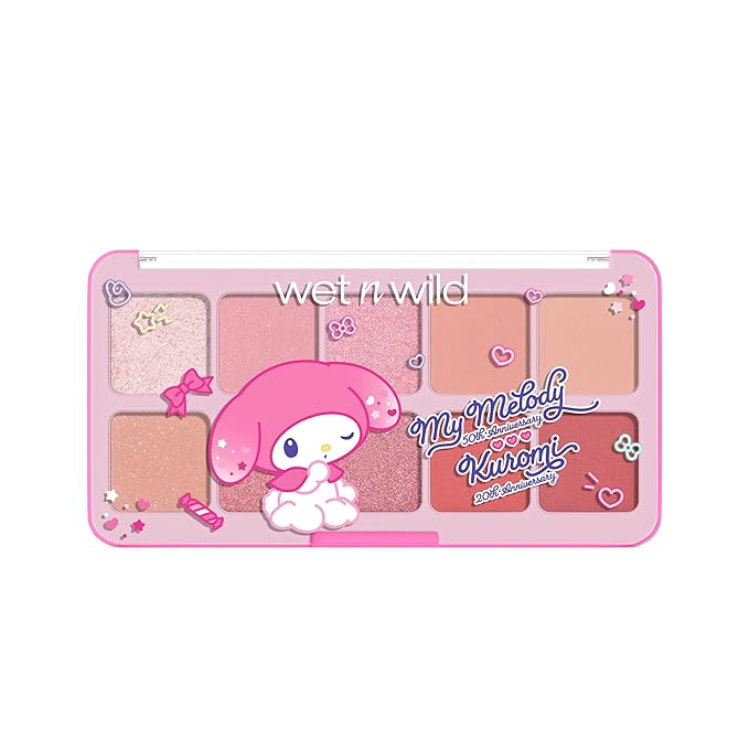 wet n wild My Melody and Kuromi Eye & Face Palette - Cozy Cuteness