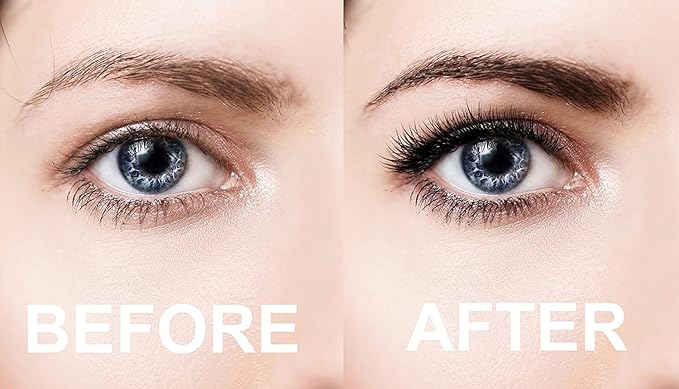 Lash Eyebrow Extensions Kit with 2 Trays of Mink False Eyebrows in Blonde/Light Brown, Eyebrow Glue Clear & Extension Tweezers, Comes on Mixed Length 5-8 mm Mix (Black Tweezer)