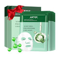 Pack of 20 Collagen Face Mask, Aloe Vera Polypeptide Collagen Facial Masks Skincare, Moisturizing Facial Sheet Mask for Acne, After Sun, Claming, Anti-Aging and Anti-Wrinkle