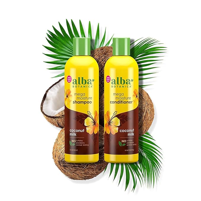 Alba Botanica Shampoo, More Moisture Coconut Milk, 32 oz.