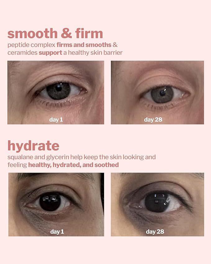 Cocokind Peptide Eye Gel, Lightweight and Hydrating Fine Line Treatment to Reduce Wrinkles, Made for Sensitive Skin, Fragrance Free, Cruelty Free, Vegan, .5oz