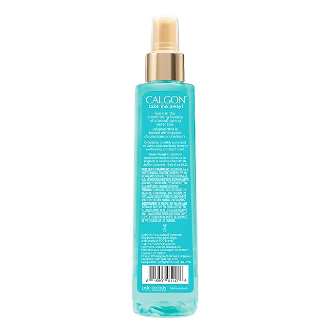 Calgon Fragrance Body Mist (Turquoise Seas, 8-Ounce)