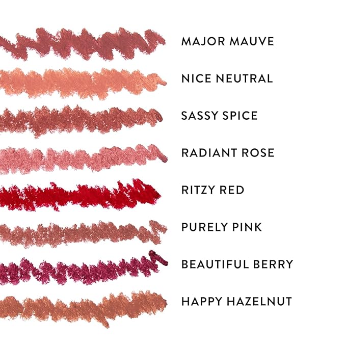 LAURA GELLER NEW YORK Modern Classic Lip Liner, Luxurious Creamy Long Lasting Lip Liner, Prevents Feathering and Fading, Radiant Rose