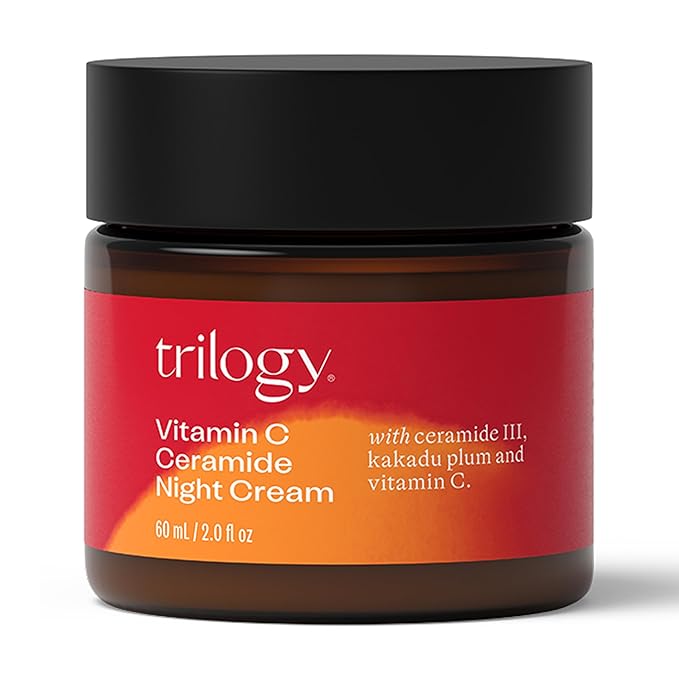 Trilogy Vitamin C Ceramide Night Cream, Illuminating & Firming, 2.0 fl oz