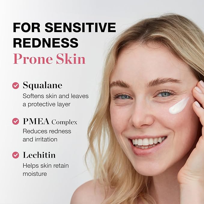 PHYSIOGEL Redness Reducing Cream – Ceramide Moisturizer for Dry, Sensitive & Redness-Prone Skin, Repairs Skin Barrier, Dermatologist-Tested, Fragrance-Free, Korean Skincare, 1.69 fl oz