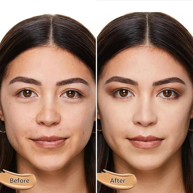 Mushroom Head Air Cushion CC Cream - BB Cream Face Makeup Foundation for Mature Skin Moisturizing Concealer Brighten Long-Lasting, Even Skin Tone for All Skin Types (Natural Beige)
