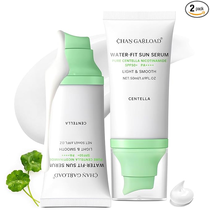 Tinted Sunscreen for Face & Body – Madagascar Centella SPF 50+, Mineral with Tinted Moisturizer, Hyaluronic Acid & Niacinamide, Lightweight Korean Skin Care Sunblock, 50ml