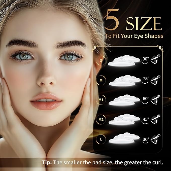Lash Lift Kit, Eyebrow Lamination Kit, Eyelash Perm Kit, 2 in 1 Professional Eyelash Curling Lash Extension & Eyebrow Lift Kit, Eyelash Lift Kit Easy to Use at Home Diy & Salon, Lasts For 6-8 Weeks
