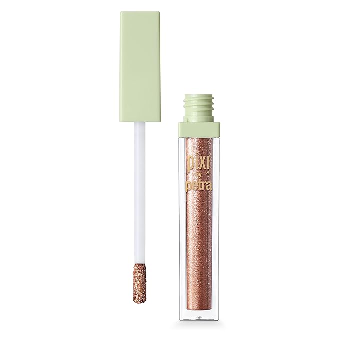 Pixi Beauty Liquid Fairy Lights - PassionLight | Light Reflecting Glitter Eyeshadow | Super Sparkles Eyes For Ethereal Look | Vegan & Cruelty-Free | 0.18 oz/5g