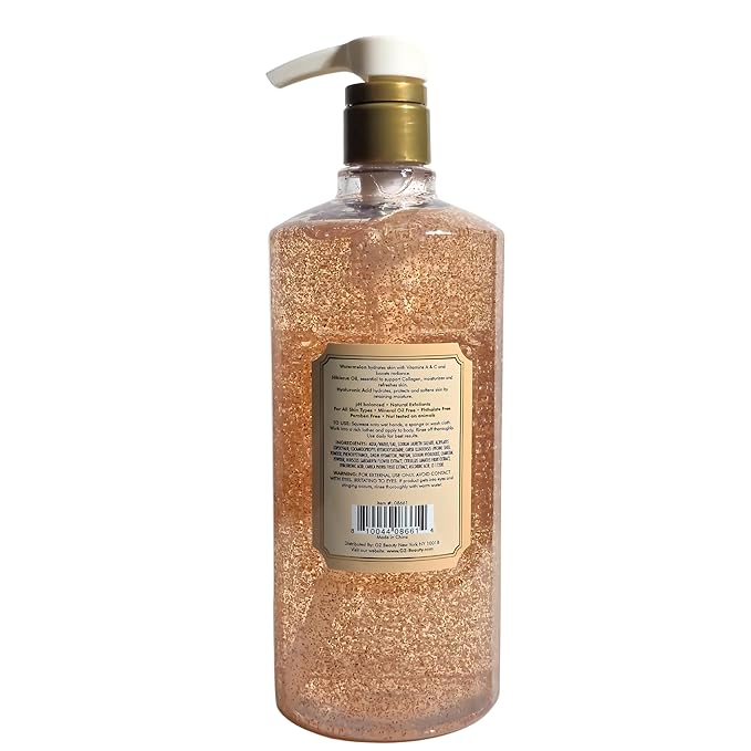 RIVER & ROWE Hibiscus & Watermelon Exfoliating Body Wash – Hydrating Daily Cleanser with Hyaluronic Acid for a Fresh & Comforting Skin Experience, Gentle Shower Gel for Women & Men, 33.8 Fl Oz