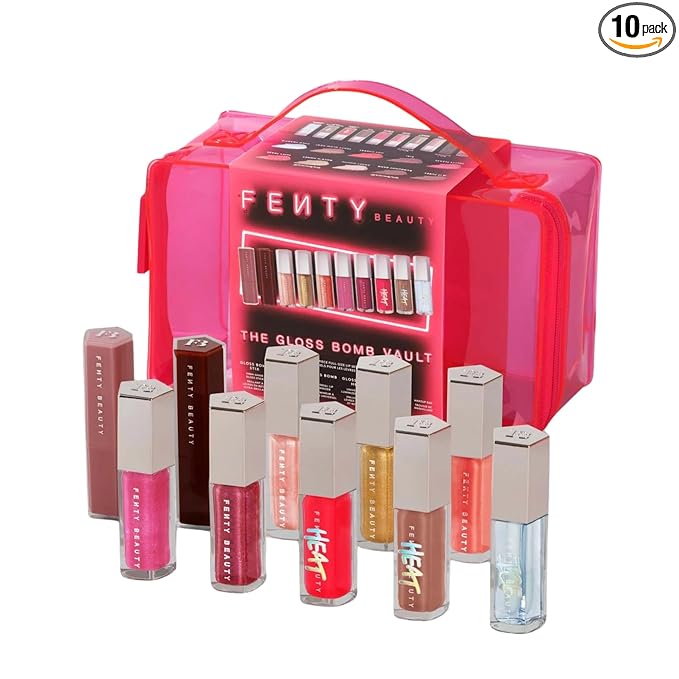 FENTY BEAUTY The Gloss Bomb Vault - 10 Piece Full Size Lip Set