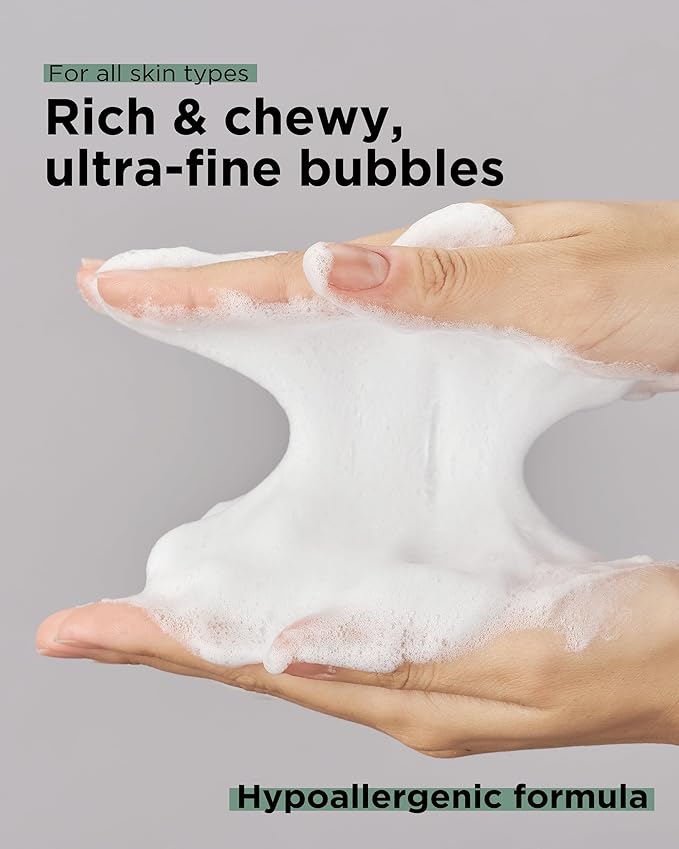 EASYDEW Barrier Repair Cleanser - Deep Pore Cleansing and Skin Barrier Enhancement Face Bubble Wash with Salicylic Acid, Hyaluronic Acid, Collagen, Niacinamide, Panthenol, DW-EGF Peptide 5.07 fl.oz.