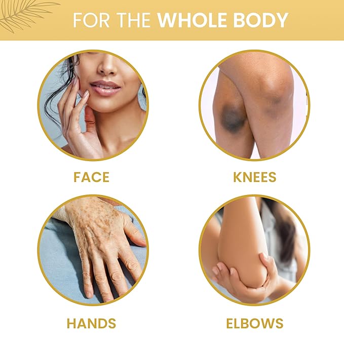 Lighten-Up Skin brightening Serum, 1 Fl oz / 30 ml, for Face, Armpits, Hands, Knees and Body, with Argan Oil and Shea Butter