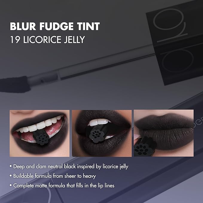 Rom&nd Black Lip Trio Limited Edition K-Beauty Set | Authentic Glossy, Matte & Liner | Hydrating, Buildable, Versatile Makeup Kit