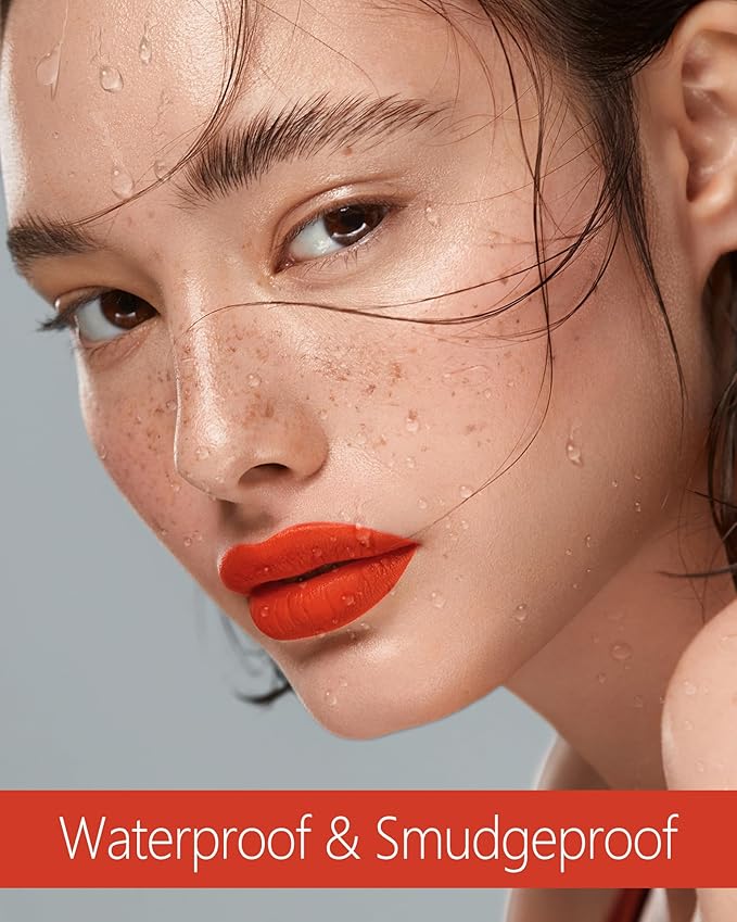 MAKI YIKA Orange Lipstick for Women Color Stay Long Lasting Lipsticks No Smudge Matte Liquid Lipstick Transferproof Cruelty-Free Lip Color for Mother's Day, Orange