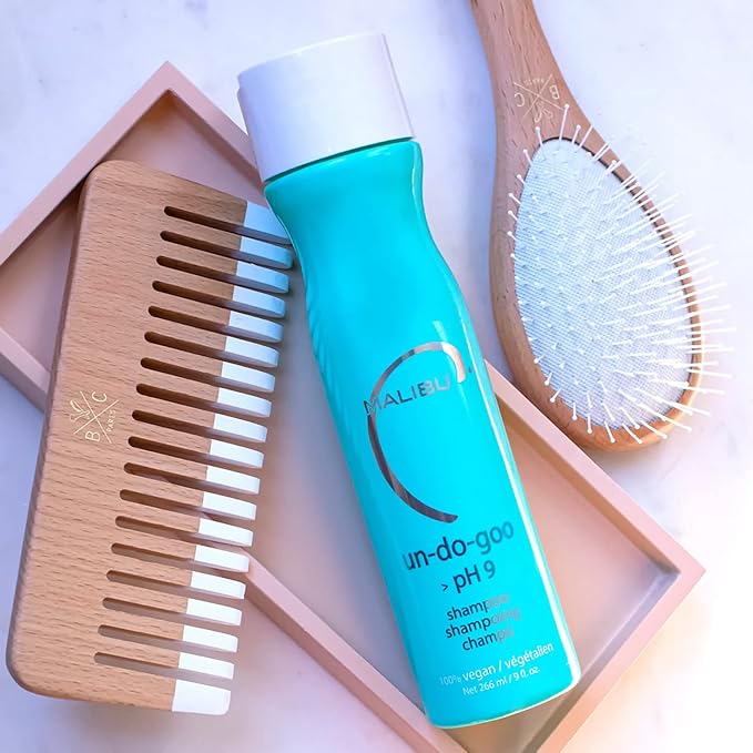 Malibu C. Un-Do-Goo Shampoo (1 Packet) - Clarifying Shampoo to Remove Product Build Up + Resins from Hair - Shine Restoring, Moisturizing Cleansing Shampoo