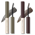 KYDA 2 Colors Tinted Eyebrow Cream, Ultra-Fine Brush Tinted Brow Gel, Waterproof Smudgeproof Eyebrow Mascara, Long Wear, Natural Brow Makeup without Clumping, Cold Grey+Dark Brown