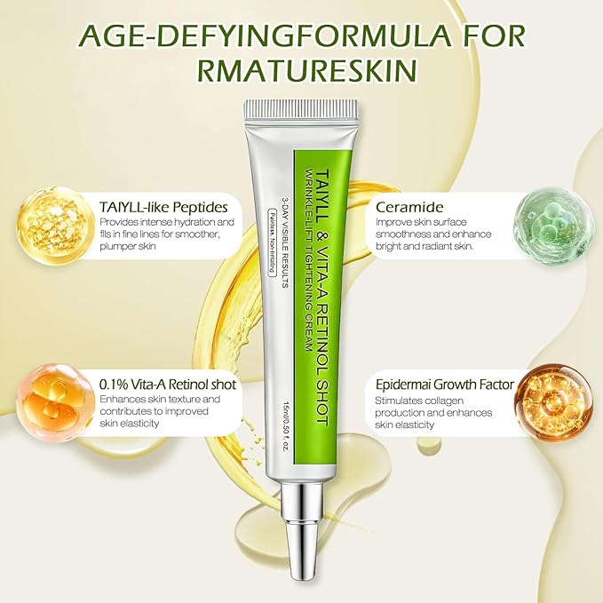 Botoxmix &Vita-A Retinol Shot Cream,Retinal Shot Tightening Booster, Retinol Anti-Wrinkle Cream, Anti-Aging, Reduces Fine Lines, Wrinkles & Crow’s Feet, Pore Minimizer, Firmer Skin