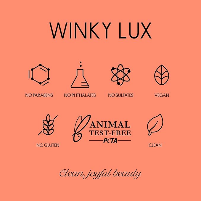 Winky Lux Cheeky Rose Liquid Blush - Gel Cream Makeup with Buildable Color and Lightweight Velvet Finish, Long-Lasting Deep Coral Shade, Darling