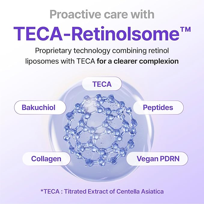 CENTELLIAN 24 Madeca TECA Retinolsom 0.2 Firming Serum 30ml – Gentle Retinol for Sagging Pores, Skin Elasticity, Mid-Face Volume, Sensitive & Acne Prone Skin