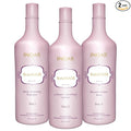 Inoar BotoHair Collagen Smoothing System with Keratin, Deep Cleansing Shampoo, Collagen Smoothing System & Reconstructor Balm, 33.8 fl oz Each