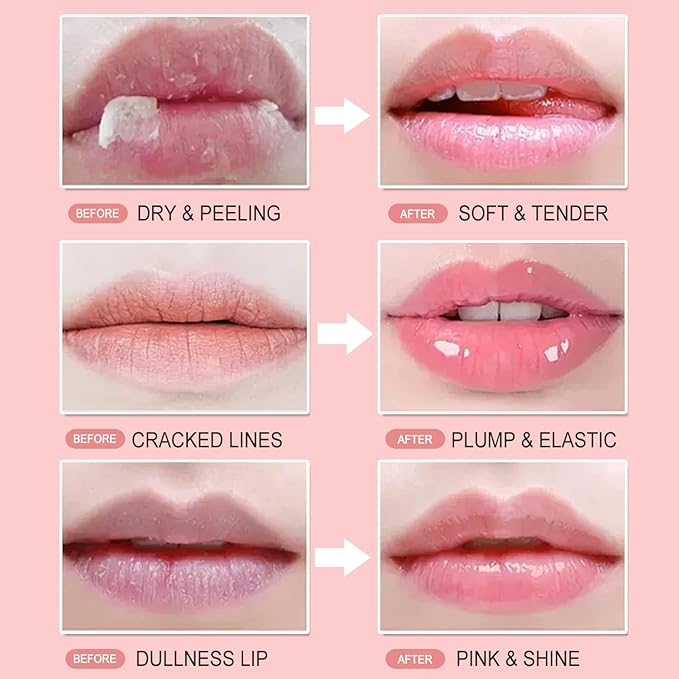 3 PCS Bee Lip Mask Lip Balm Honey Pot, Strawberry & Honey Lip Sleeping Mask Hydrating Prevention Dry and Cracked Lip Scrubs Exfoliator,Lip Mask Overnight Reduces Lip Lines
