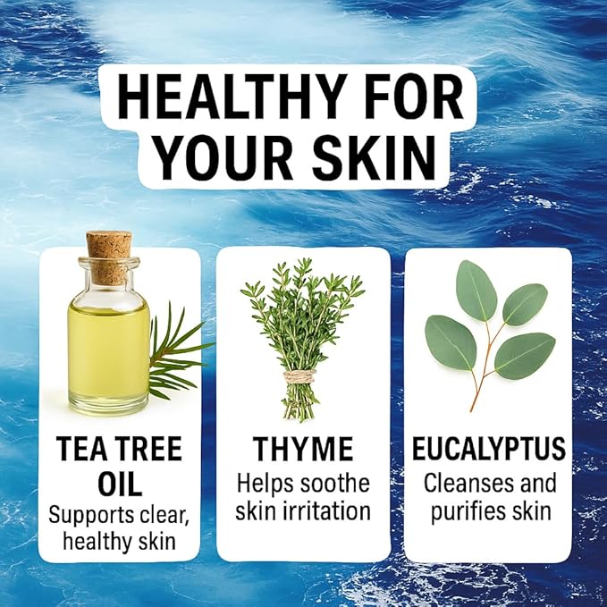 Fighter's Therapy Body Wash | Tea Tree, Thyme & Eucalyptus | Cleans Sweat & Oils | Supports Healthy Skin After Training | 16.9 oz