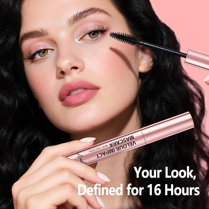Mascara Liquid Lash Extensions, Lengthening & Volumizing Liquid Lash Extensions, Tubing Formula for Volume & Lift - Smudge, Flake & Fade Proof - Nourishing Formula Safe for Sensitive Eyes