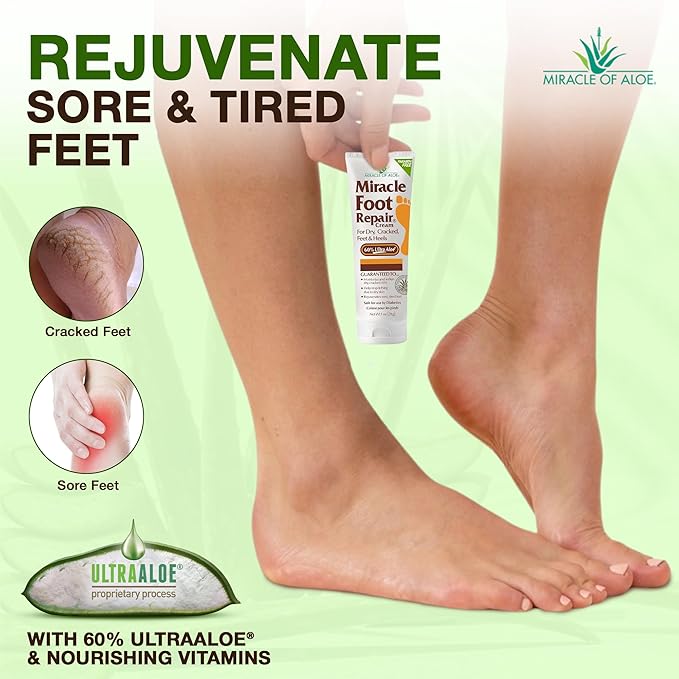 Miracle Hand Repair 8 oz & Miracle Foot Repair 1 oz tube