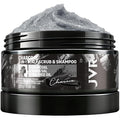 JVR Scalp Scrub Shampoo Charcoal 2-In-1 Scalp Exfoliator to Clarify Build Up, Dexofiy & Purify Cleanser for Shine & Hydration - Sea Salt, Tea Tree Oil, Vegan & Cruelty Free for Dry or Oily Scalp 8.8oz
