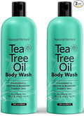 Natural Riches Tea Tree Oil Body Wash, 2x16 fl oz - Soothing, Calming, and Hydrating for Normal, Combination, Sensitive, Oily, and Dry sensitive skin bodywash