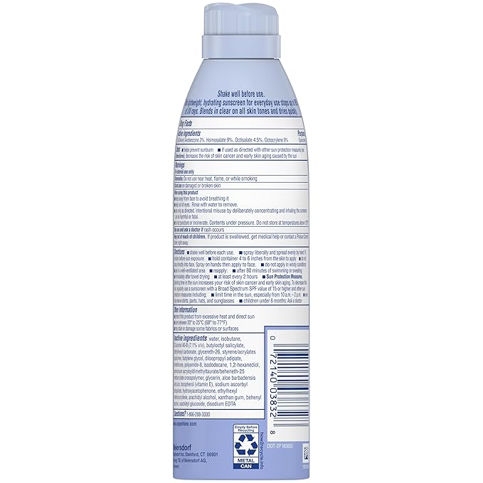 Coppertone Every Tone Sunscreen Spray SPF 50, Lightweight, Blends in Clear Sunscreen for All Skin Tones, Formulated with Nourishing Vitamin E, 5 Oz Bottle