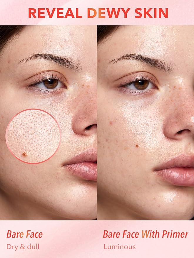 SHEGLAM Melon Melt Niacinamide Serum Primer Smooth Skin Deep Moisturizing for Perfect Makeup