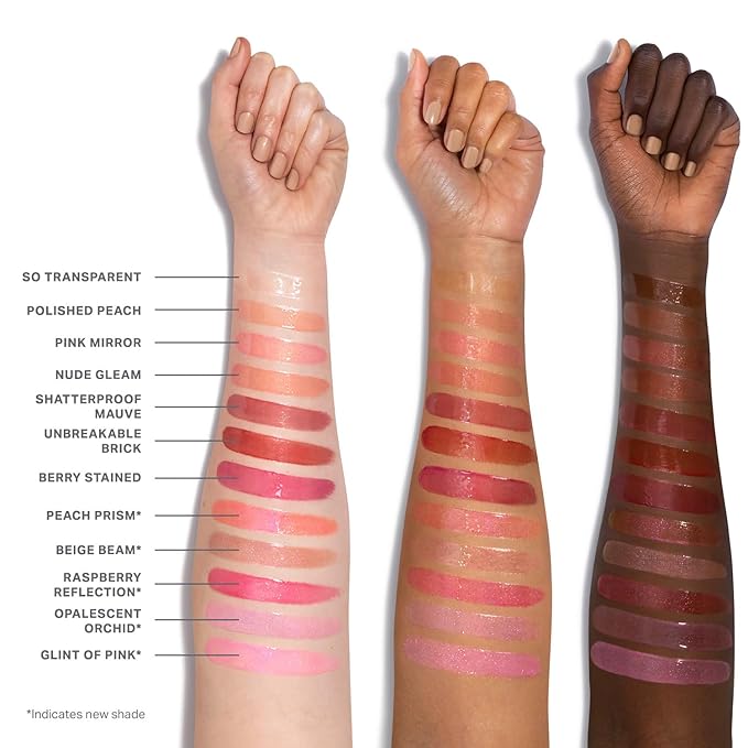 MORPHE Dripglass High Shine Lip Gloss - Semi-Sheer or Full Coverage Lip Color with Glass-Like Shine and Nonsticky Finish - Infused With Squalane & Vitamin E - Glint Of Pink (0.13 Fl Oz)