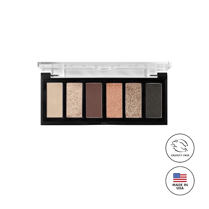 Milani Gilded Mini Eyeshadow Palette with 6 Matte & Shimmer Hues - Call Me Old-Fashioned