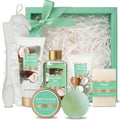 Spa Luxetique Gifts for Women 8pcs Bath and Body Works Gift Set for Women Tropical Coconut Spa Gift for Womens Birthday Gift for Womens Daughter Mom Wife Girlfriend Mothers Day Gifts for Mom