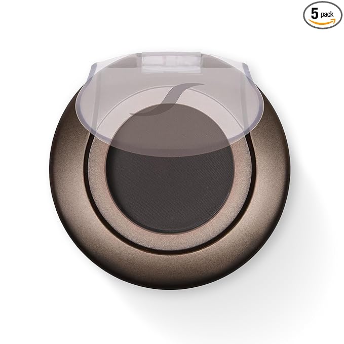 SORMÉ Smudge Proof Long Lasting Eye brow Powder for Women - Always Perfect Brows with Brush and 3 Shaping Eyebrow Stencils (Fine, Medium, Full) - Finest Color Pigment Eyebrow Filler - Dark Smoke