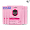 HASK KERATIN Smoothing Deep Conditioner Treatments for all hair types, color safe, gluten free, sulfate free, paraben free - Pack of 6
