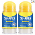 60% Urea Foot Cream Stick with 2% Salicylic Acid, Urea Foot Care Stick & Cream - Moisturizer for Dry, Cracked Skin on Feet, Knees, Elbows & Hands - Hydrates & Repairs Rough Skin 2Pack