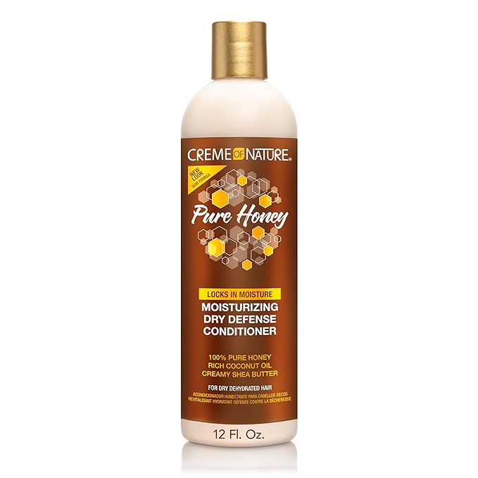 Creme of Nature Pure Honey Moisturizing Dry Defense Conditioner, 12oz