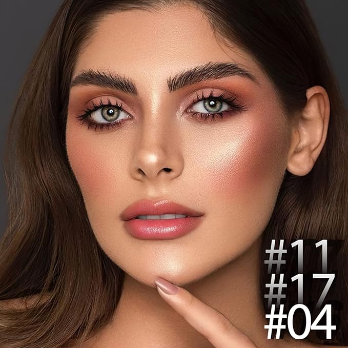 FALOCUTUS 3 Pcs MEDIUM Contour Stick Set,Cream Blush & Highlighter Bronzer Pen,Long Lasting & Smooth Natural Face Contouring Illuminator,Professional Makeup Kit for All Skin