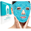 ZNÖCUETÖD Cold Face Eye Mask Ice Pack Reduce Facial Puff, Dark Circles, Gel Hot Heat Cold Compress Pack, Face SPA Gift for Woman Sleeping, Pressure, Headaches, Skin Care, Post Laser Cosmetic Care