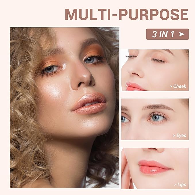 Refillable Eyeshadow Palette - Matte/Glitter/Duo-Chrome Pressed Powder & Cream Formula, Neutral/Shimmer/Smokey Multichrome, Travel-Friendly Iron Pan Refills (Matte, B02)