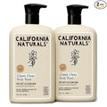 California Naturals Classic Clean Vanilla Bloom Body Wash 2-Pack, Coconut Oil, Shea Butter & Aloe, Naturally Scented, Sulfate, Paraben & Silicone Free, 20 oz