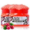 Alpha Arbutin Sugar Body Scrub, AHA + BHA, Anti-Acne, Anti-Wrinkle, Nourishing and Moisturizing Formula, 18 Oz (1)