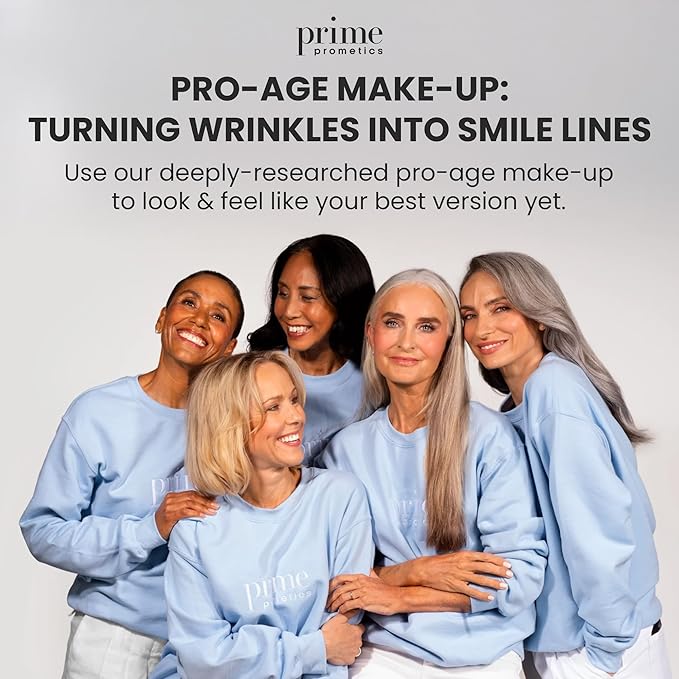Prime Prometics PrimeLash Mascara for Older Woman – Volumizing, Incredible Length in 2 Coats – Long-Stay, Zero Clumps, Hypoallergenic (Mulberry)